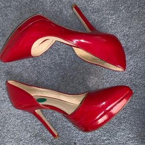 Nine West Red Heels 7.5